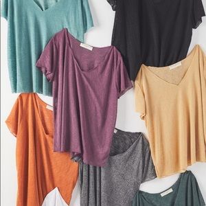 Project social tee textured knit tee